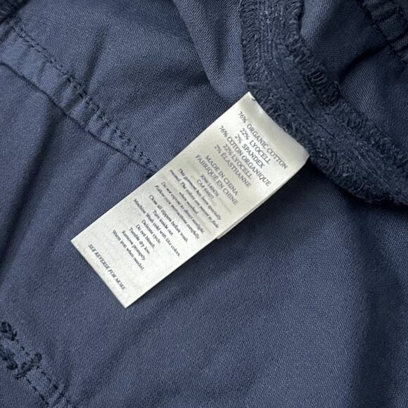 Faherty Womens Corduroy‎ Flare Pants Navy 27 Boho Western Minimalist Academia - Picture 7 of 13